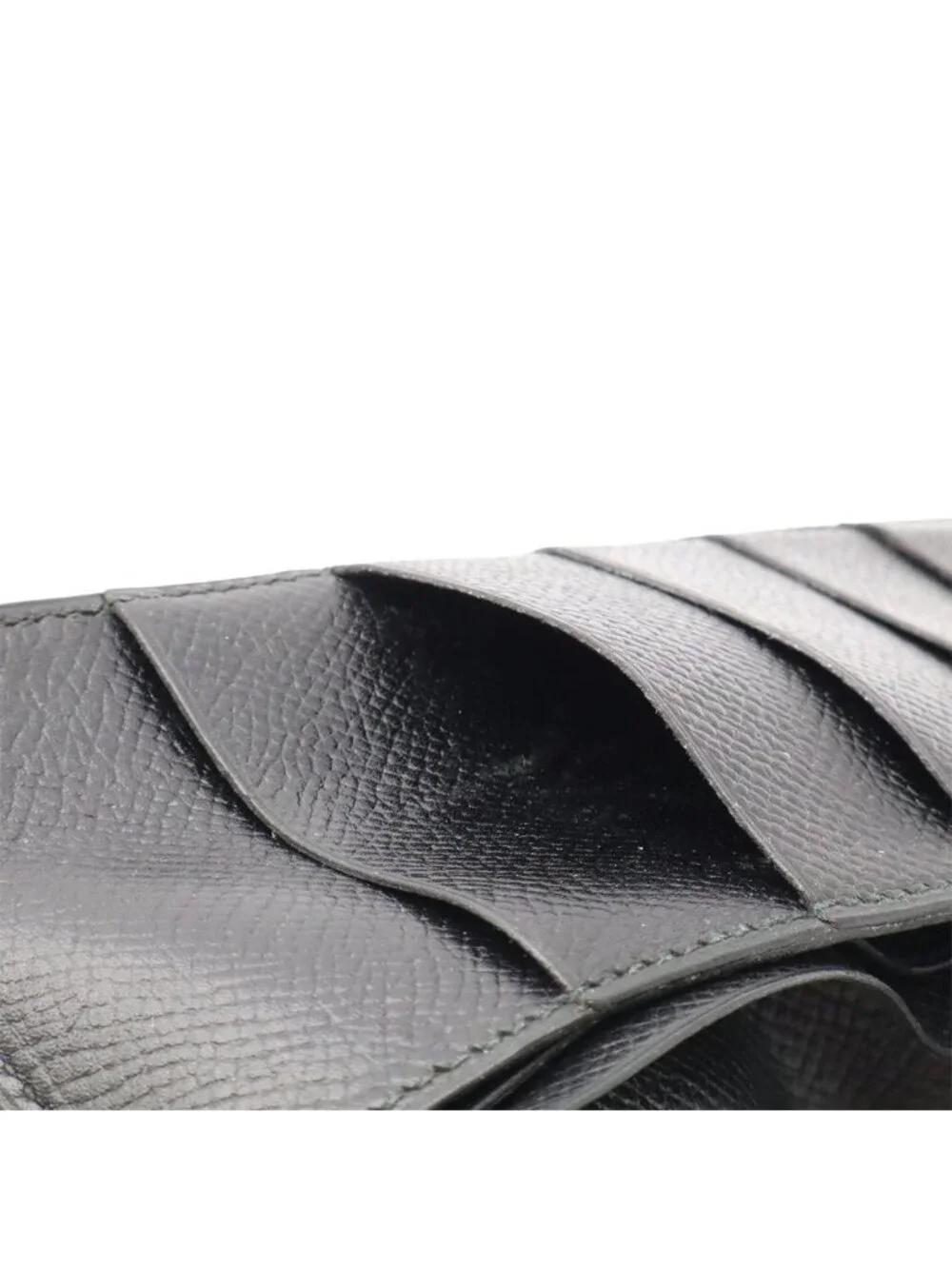 Hermes Mc2 Fleming Bifold Wallet Veau Epsom Black